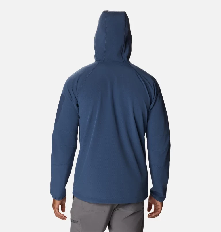 Куртка мужская Columbia Tall Heights Hooded Softshell темно-синий - фото 2 - id-p208168486