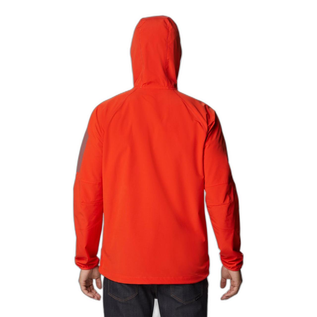 Куртка мужская Columbia Tall Heights Hooded Softshell темно-оранжевый - фото 5 - id-p208168490