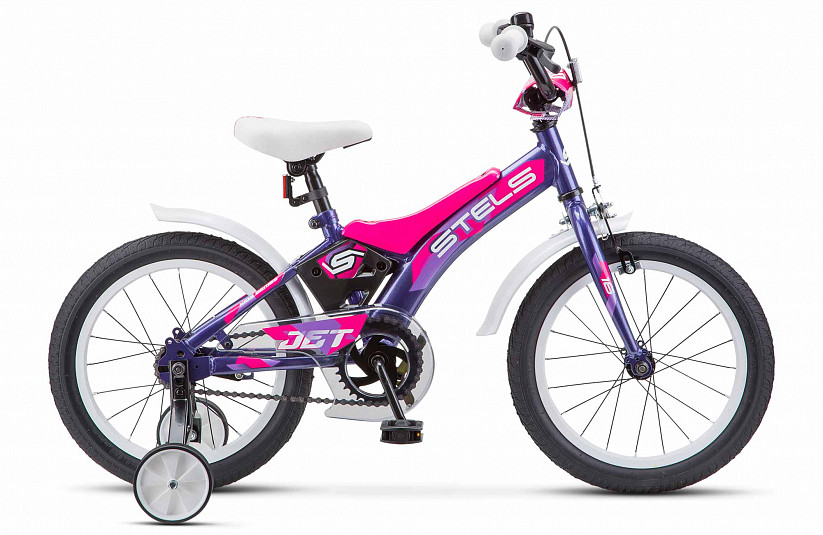 Велосипед детский Stels Jet 16" Z010 фиолетовый - фото 1 - id-p208170693