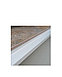 Отлив под плитку для балконов и открытых террас, анодированный серебро 270 см, фото 4