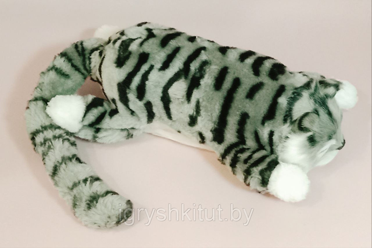 Мягкая игрушка спящий Котик со звуковым эффектом в ассортименте - фото 2 - id-p208052952