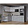 Кухня Интерлиния Мила Лайт 1,68х2,4 белый/бетон, фото 2