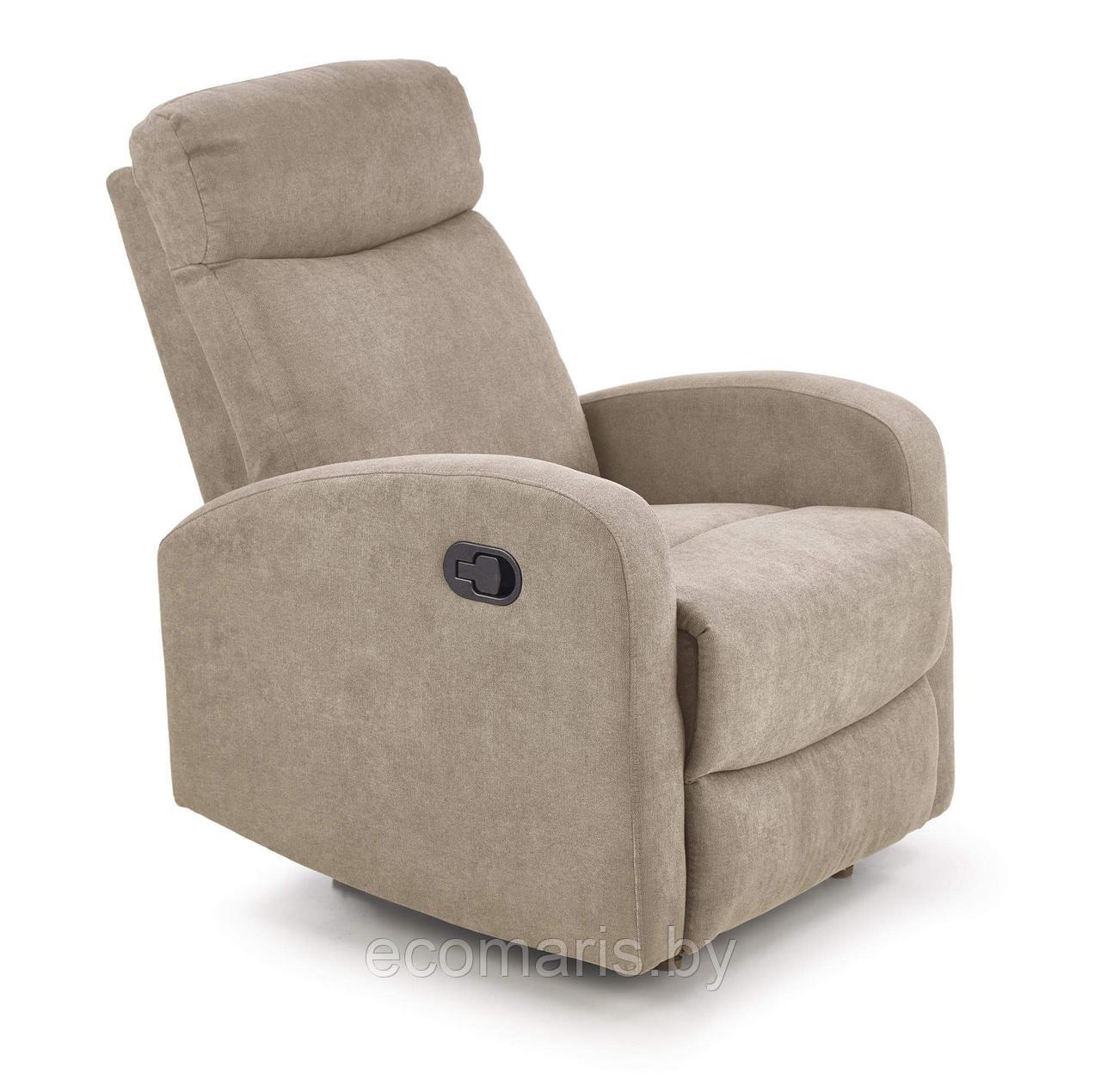 Кресло Halmar OSLO 1S раскладное (темно-серый) - фото 4 - id-p208184354