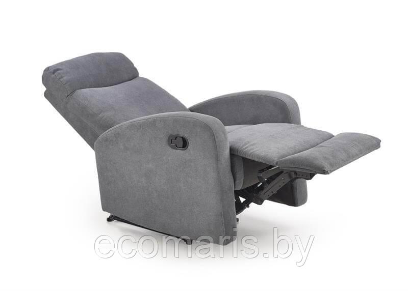 Кресло Halmar OSLO 1S раскладное (темно-серый) - фото 2 - id-p208184354