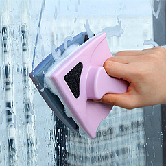 Магнитная щетка для мытья окон CLEAN HOME