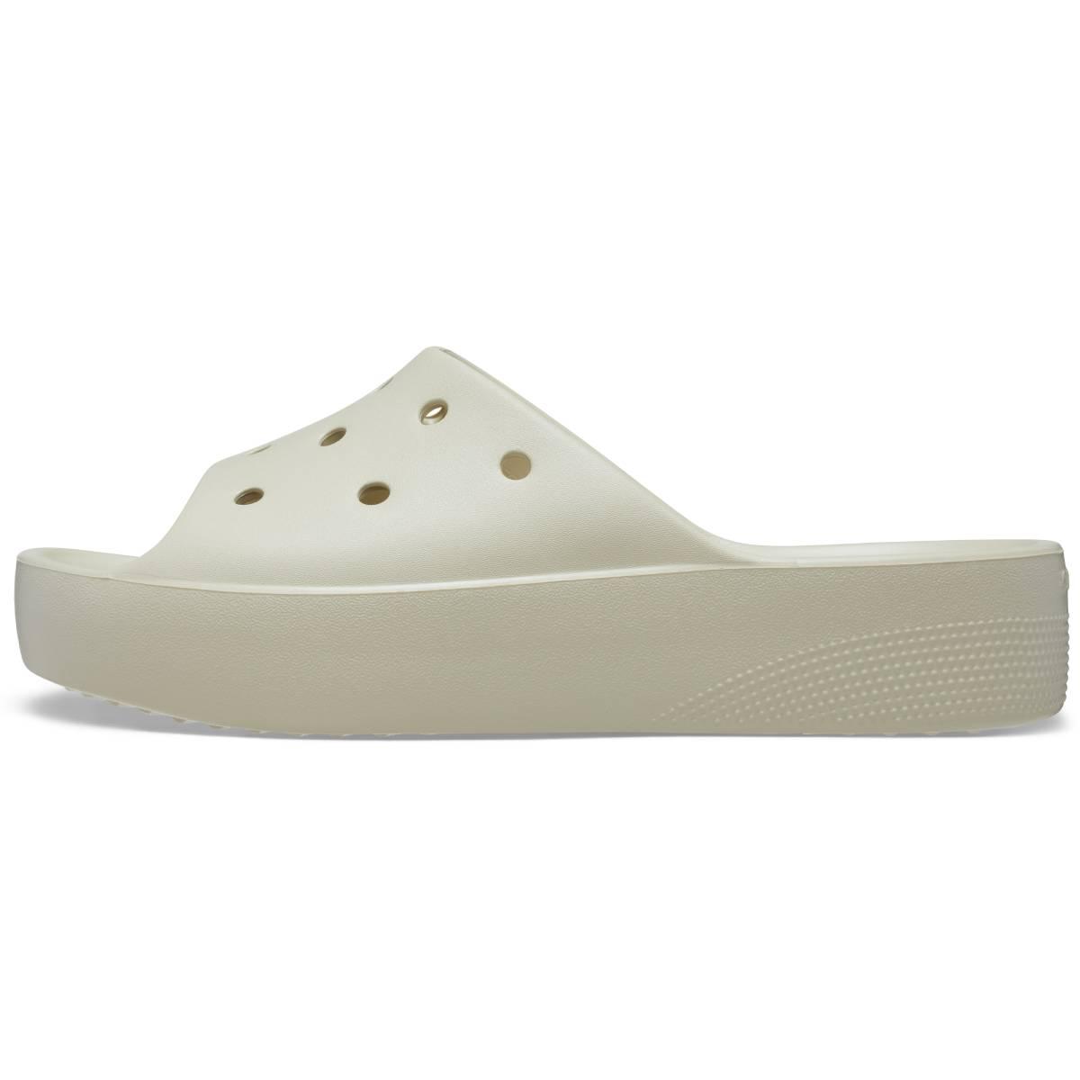 Шлепанцы женские Crocs Classic Platform Slide bone - фото 2 - id-p208184917