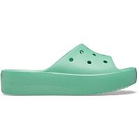 Шлепанцы женские Crocs Classic Platform Slide зеленый