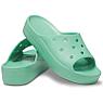 Шлепанцы женские Crocs Classic Platform Slide зеленый, фото 4