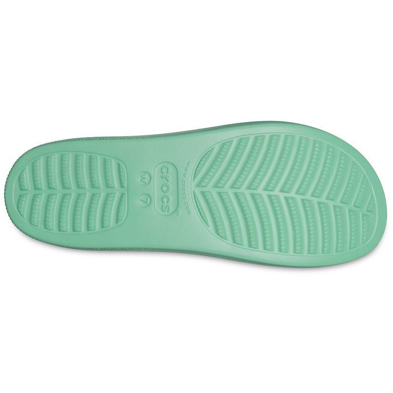 Шлепанцы женские Crocs Classic Platform Slide зеленый - фото 5 - id-p208184921