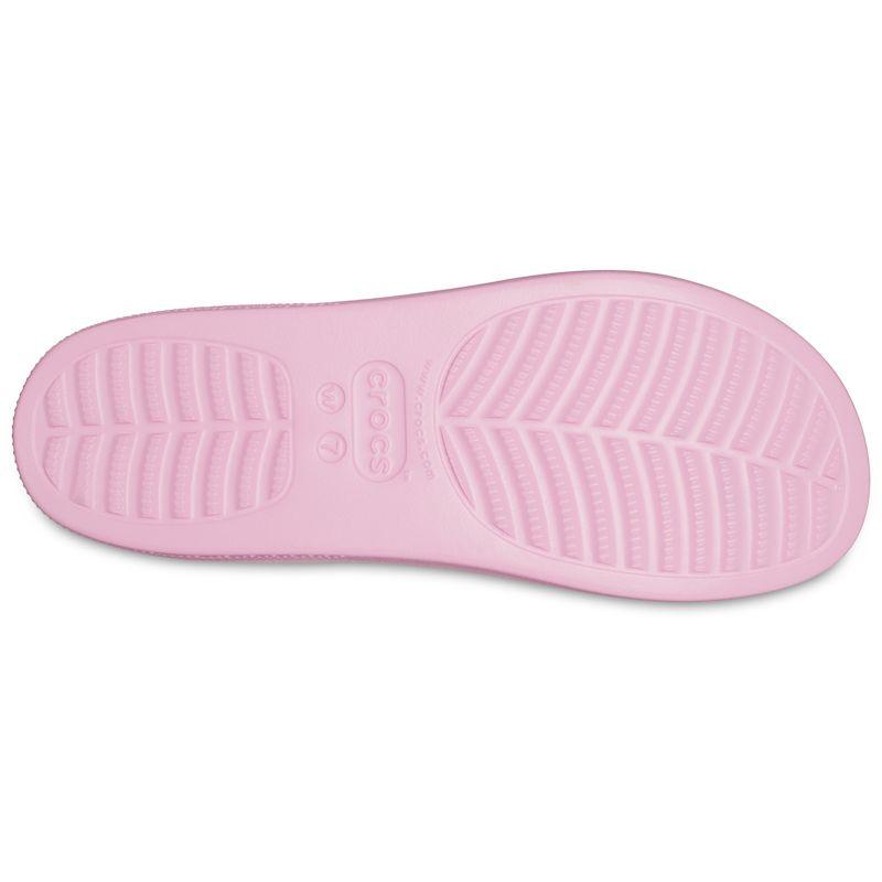Шлепанцы женские Crocs Classic Platform Slide фламинго - фото 5 - id-p208184926