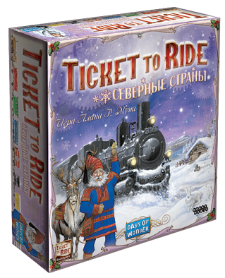 Настольная игра Билет на поезд: Северные страны - фото 1 - id-p208185109