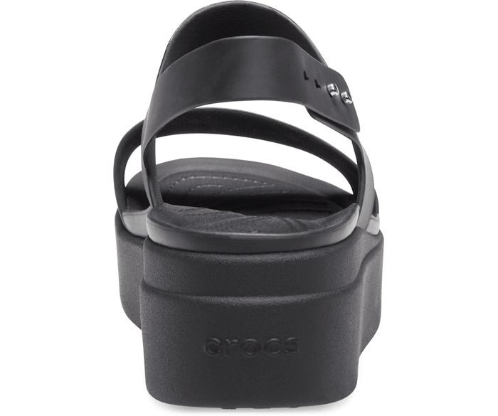 Сандалии женские Crocs Brooklyn Low Wedge черный - фото 6 - id-p208184784