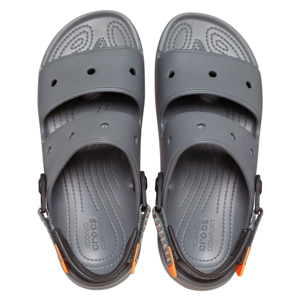 Сандалии унисекс Crocs Classic All Terrain Clogs серый - фото 4 - id-p208184798