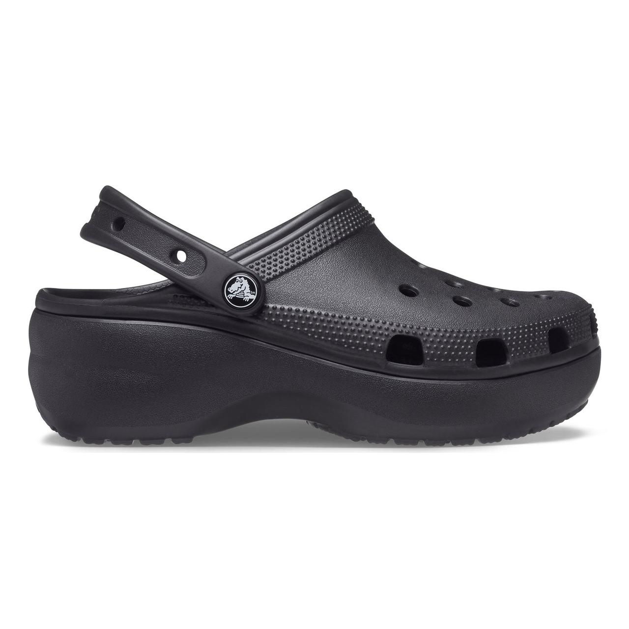 Сабо женские Crocs Classic Platform Clog черный - фото 1 - id-p208184860