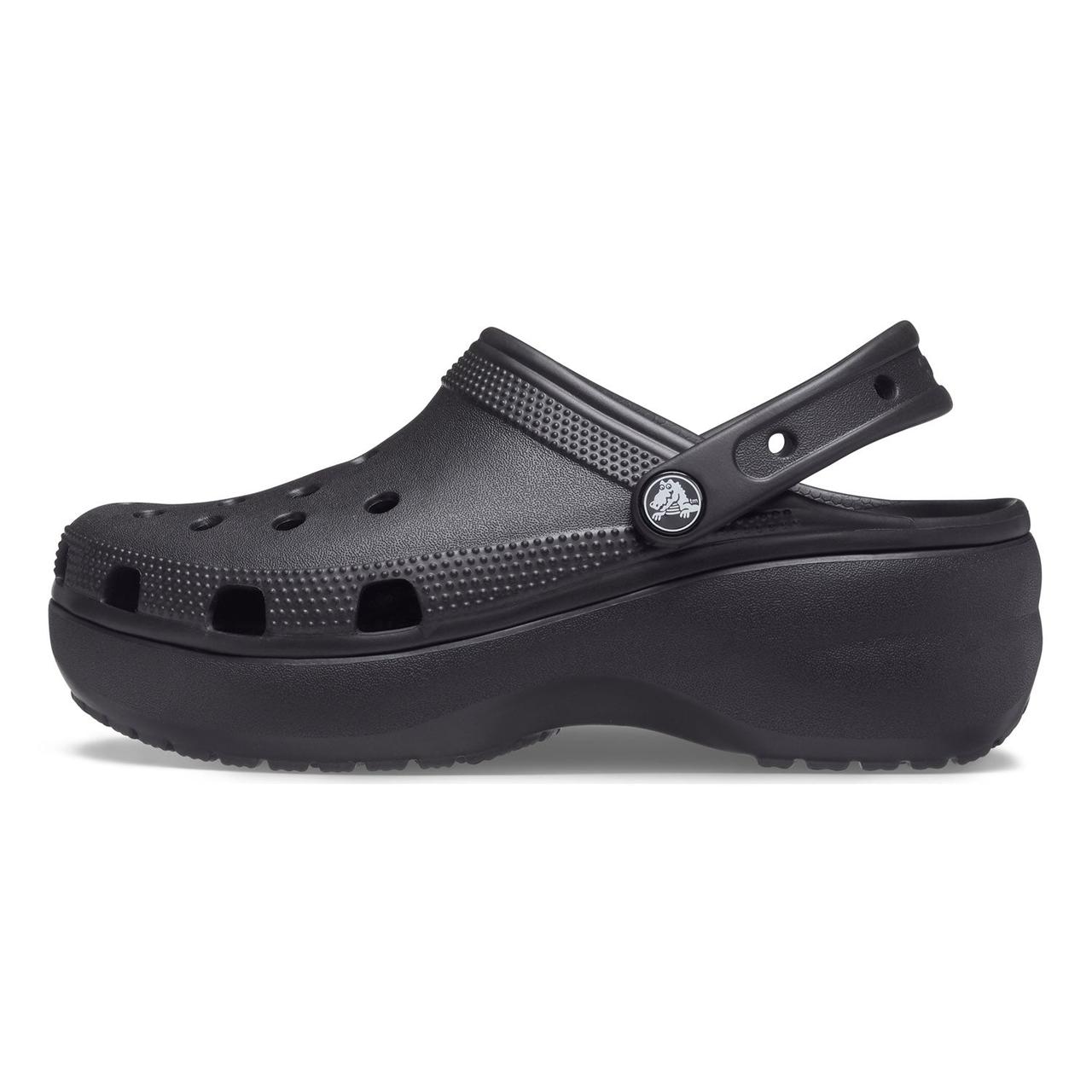 Сабо женские Crocs Classic Platform Clog черный - фото 2 - id-p208184860