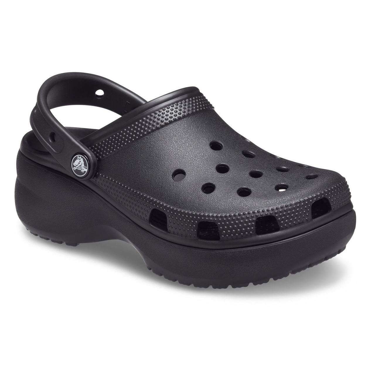Сабо женские Crocs Classic Platform Clog черный - фото 3 - id-p208184860