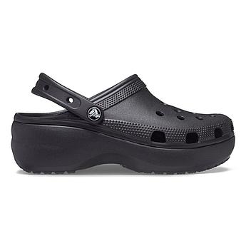 Сабо женские Crocs Classic Platform Clog черный