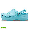 Сабо женские Crocs Classic Platform Clog голубой, фото 2