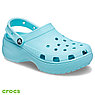 Сабо женские Crocs Classic Platform Clog голубой, фото 3