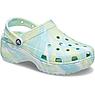 Сабо женские Crocs Classic Platform Clog мраморный, фото 4