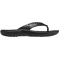 Шлепанцы унисекс Crocs Classic Flip черный