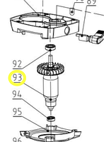Якорь ротор для RH3239 WORTEX Z1C-DS-32KI-093