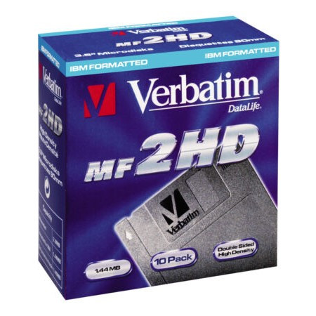 Дискета 3.5 дюйма - Verbatim MF 2HD DataLife, 1.44Mb - фото 1 - id-p208194258