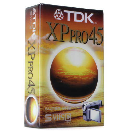 Видеокассета S-VHS-C - TDK XP PRO45 (SE-C45XPPEN) - фото 1 - id-p208194839