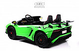 Детский электромобиль RiverToys Lamborghini Aventador SV M777MM (серый) Лицензия Двухместный, фото 5