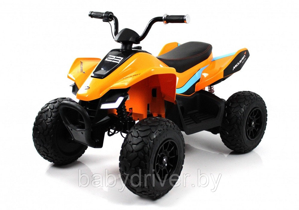 Детский электроквадроцикл RiverToys McLaren JL212 Арт. P111BP (оранжевый) - фото 1 - id-p208194887