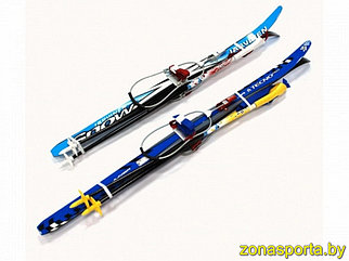 Комплект лыжный STC для детей, с кабельным креплением и палками