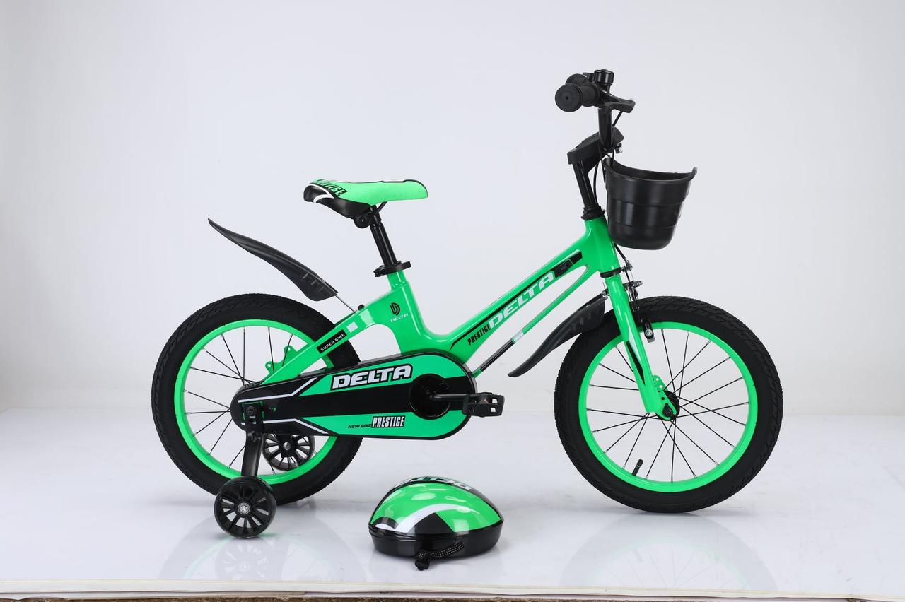Велосипед детский Delta Prestige 16" зеленый - фото 1 - id-p208214675