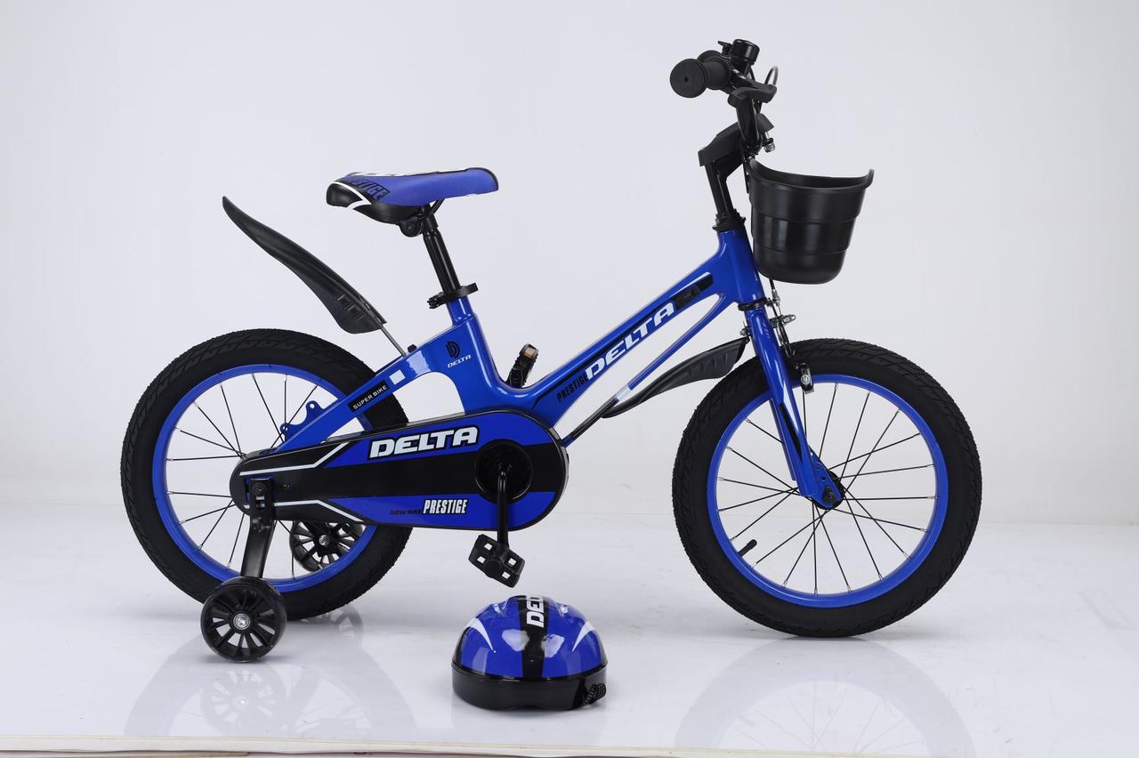 Велосипед детский Delta Prestige 16" синий - фото 1 - id-p208215487