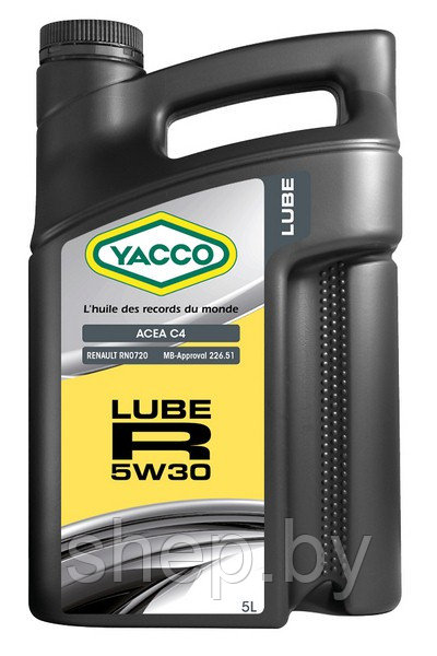 Моторное масло Yacco Lube R 5W30 5L - фото 1 - id-p208221601
