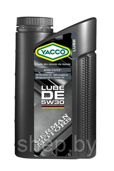 Моторное масло YACCO 5W30 LUBE DE 1L - фото 1 - id-p208221881