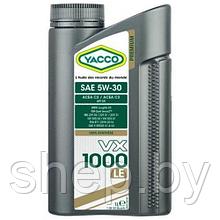 Моторное масло YACCO 5W30 VX 1000 LE 1L