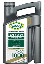 Моторное масло YACCO 5W30 VX 1000 LE 5L