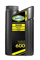 Моторное масло YACCO 5W40 VX 600 1L