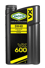Моторное масло YACCO 5W40 VX 600 2L