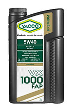 Моторное масло YACCO 5W40 VX 1000 FAP 2L