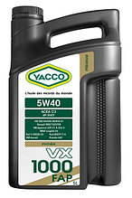 Моторное масло YACCO 5W40 VX 1000 FAP 5L