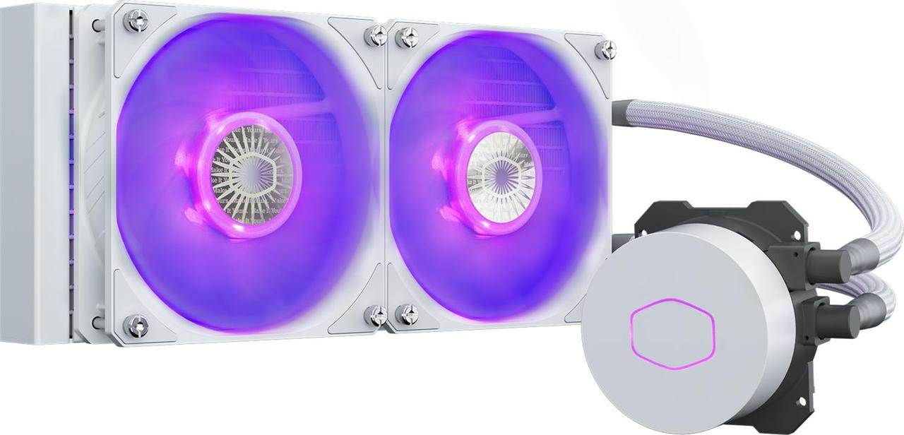 Система охлаждения Cooler Master. Cooler Master MASTERLIQUID ML240L V2 RGB White Edition