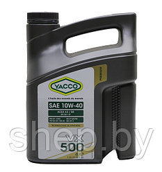 Моторное масло YACCO 10W40 VX 500 4L