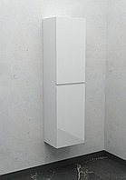 Шкаф-пенал подвесной Дана Лидер 25 П с дверцами (белый) правый