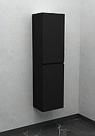 Шкаф-пенал подвесной Дана Лидер 25 П с дверцами (черный) левый