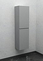 Шкаф-пенал подвесной Дана Лидер 20 П с дверцами (оникс серый) левый