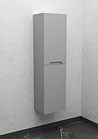 Шкаф-пенал подвесной Дана Венеция 20 П с дверцами (оникс серый) левый