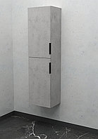 Шкаф-пенал подвесной Дана Каскад 20 П с дверцами (бетон чикаго) левый