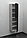 Шкаф-пенал подвесной Дана Каскад 25 П с дверцами (бетон чикаго/черный) правый, фото 2