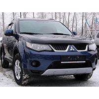 Дефлектор капота темный MITSUBISHI OUTLANDER XL 2007-2009, NLD.SMIOUT0712